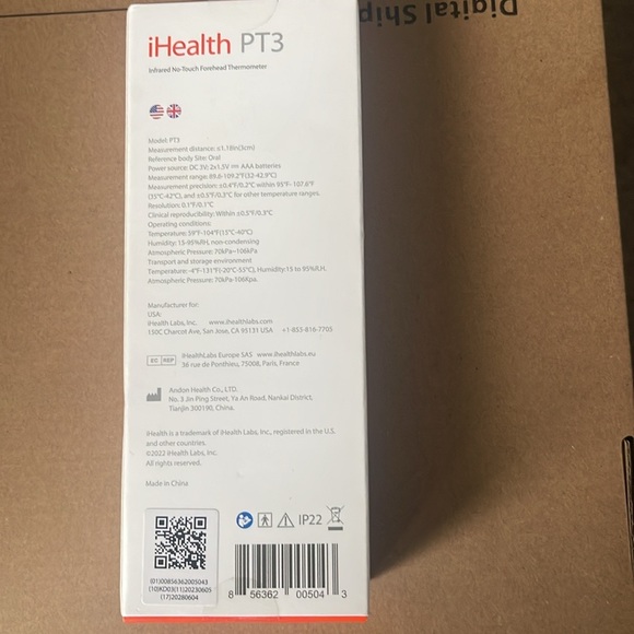 iHealth No-Touch Forehead Thermometer - Picture 6 of 8